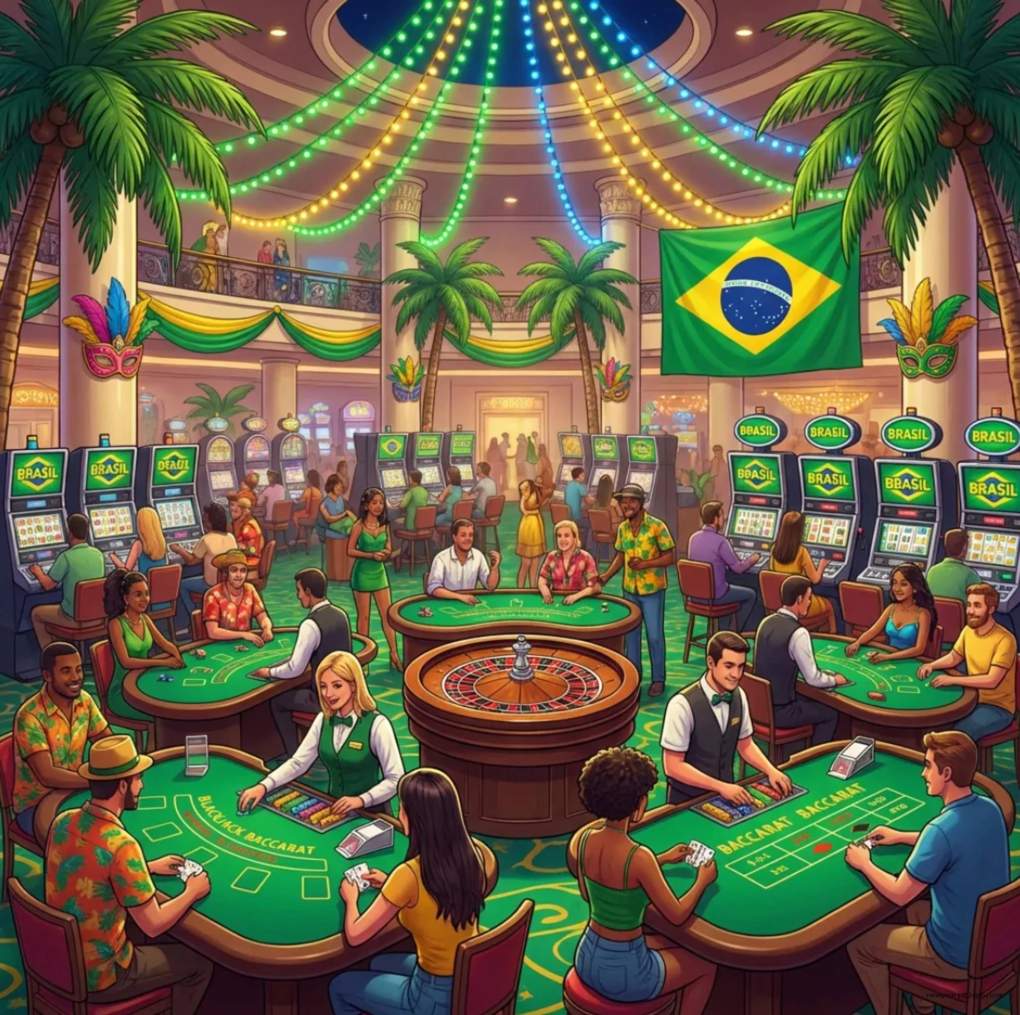 Controles de paJogonto e BRL em Newyearpg